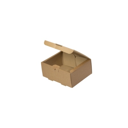 Κυματοειδές (Γκοφρέ) Κουτί Φαγητού Kraft Calzone