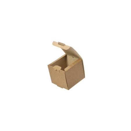 Κυματοειδές (Γκοφρέ) Κουτί Φαγητού Kraft για Max Burger